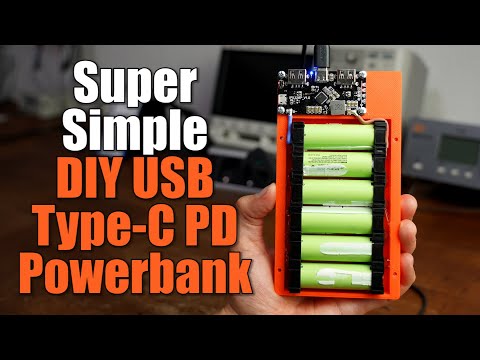 Building a USB Type-C PD Powerbank the Super Simple Way : 5 Steps