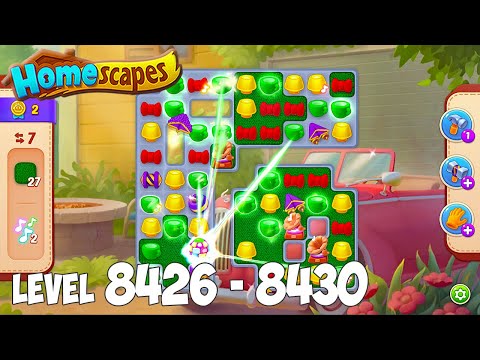 Homescapes level 8426 8427 8428 8429 8430 🏡 Gameplay Walkthrough (Android, iOS) Playrix