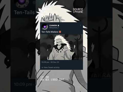 Madara becomes Ten-Tails Jinchūriki 👹