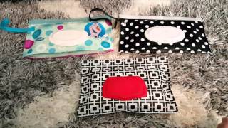 Wipes Pouch comparison: Clutch and Clean, Choopie, and Be Bundles