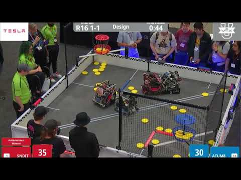VEXU Worlds 2023 Design R16-1, SNDIT vs ATUM8