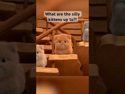 We ♥️ cats! Part 1: Where could the kittens be? #shorts #badanamukids #cat #kitten