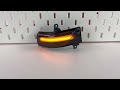 LED dynamické blinkry do zpětných zrcátek Subaru Forester, Impreza, Legacy, Outback, WRX – Plug & Play, pár - Video Youtube