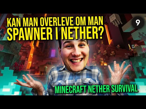 Starter Survival Save I Nether?!! 🤯 Vi Prøver Å Overleve På KUN Nether Resurser