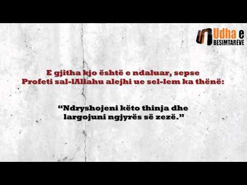 Lyerja e mjekrës ose flokëve me ngjyrë të zezë Imam Ibën Uthejmin