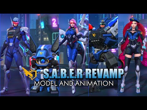 S.A.B.E.R SQUAD REVAMP - NEW ENTRANCE ANIMATION AND MODEL DISPLAY | Mobile Legends Bang Bang