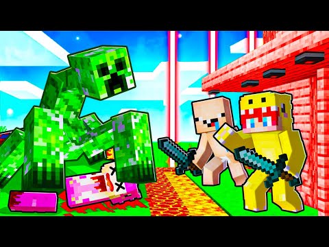 Mutant Creeper vs. Most Unstable House! - Minecraft