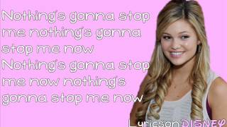 Olivia Holt - &quot;Nothing&#39;s Gonna Stop Me Now&quot; (Lyrics Video)