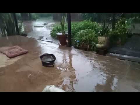 la lluvia más fuerte en fontana chaco y inundaciones