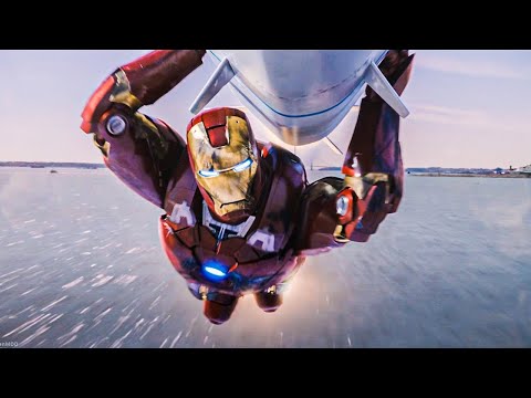 Iron Man Carries the Nuke - Hulk Saves Iron Man Scene | The Avengers (2012) Movie CLIP 4K