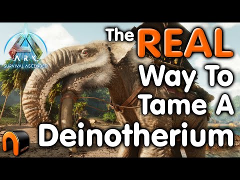 ARK DEINOTHERIUM Taming & Abilities!