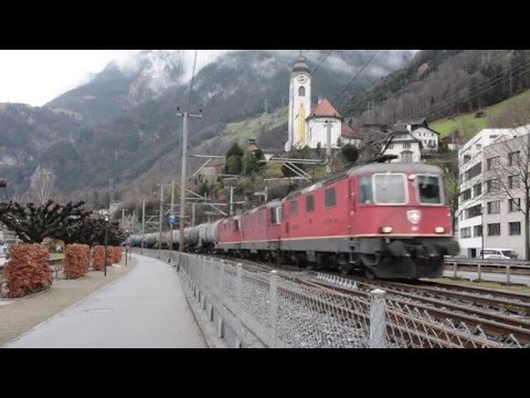 Schweizer Züge: Vierwaldstättersee bis Gotthardtunnel