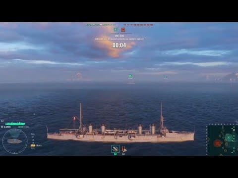 World of Warships – Jurien de la Gravière Gameplay (5 Minutes, No Commentary)