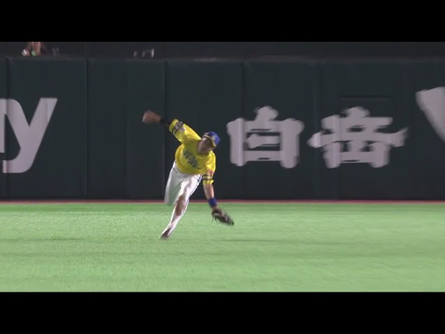 【6回表】ホークス・柳田 投手を助けるランニングキャッチ!! 2020/9/22 H-B