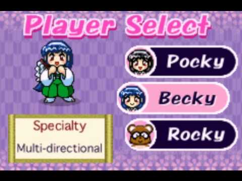 Pocky & Rocky with Becky GBA