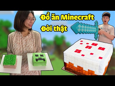 bqThanh TV - bqThanh and Snail Real Life Minecraft Cake Eating Challenge...