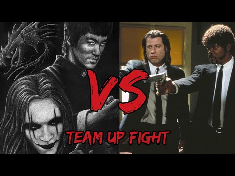 Bruce & Brandon VS Jules & Vincent - Team Up Fight Edit • Enter The Pulp Fiction