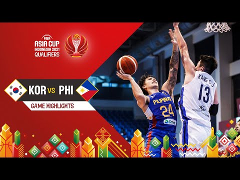 Korea - Philippines | Highlights - FIBA Asia Cup 2021 Qualifiers