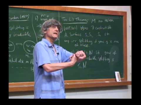 Dave Gabai - On the classification of Heegaard splittings