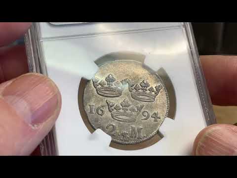 En serie NGC-certifierade mynt för jämförelse - en film av Roberto Delzanno