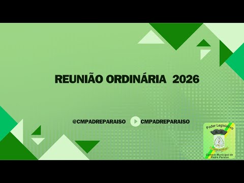 08/06/2026 - Reunião Ordinária