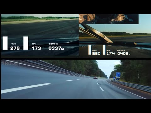 Bugatti Chiron SS 300+ Vs Koenigsegg Jesko Absolut 280-415 km/h Acceleration Comparison 