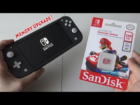 Nintendo Switch Lite Memory / Storage Upgrade SD Card !