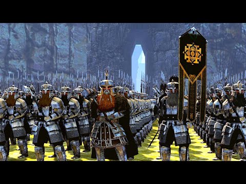 The Battle For Moria | Dwarves Vs. Easterlings Of Rhûn | Lord Of The Rings Cinematic Battle