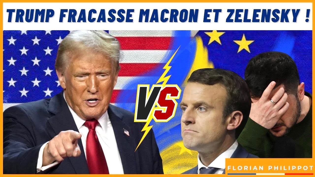 Coup de tonnerre : Trump défonce Macron et Zelensky !