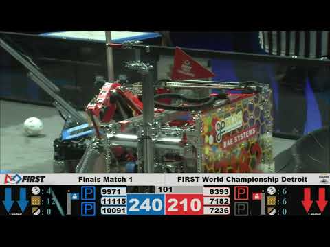 FTC Rover Ruckus Detroit Worlds Finals 1