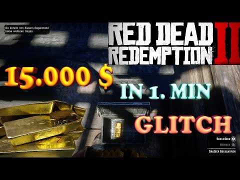 Red Dead Redemption 2 | 30 GOLDBARREN (15000$) IN 1 MIN | Unendlicher GELD GLITCH!!!! Tutorial