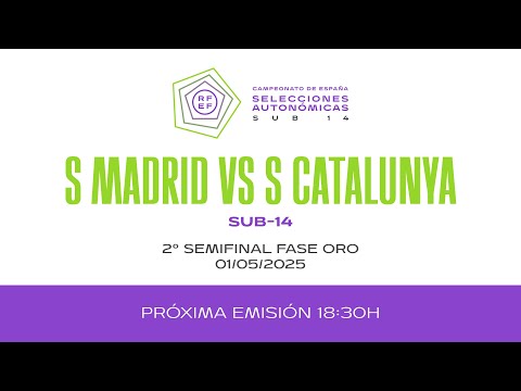 Madrid 2–1 Cataluña | CESA | Sub-14 Oro | Final femenina | Temp 2024/25 I 🔴 RFEF