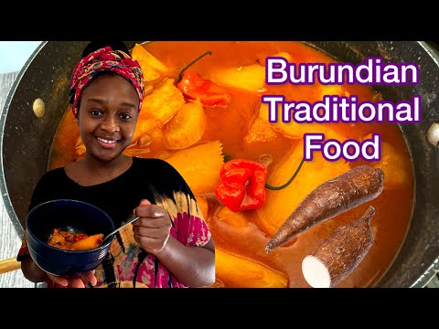 Cooking for my family cassava soup //Burundian traditional dish