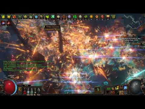 Path of Exile Kinetic Blast CoC Blazing Salvo Deadeye 3.21 Nimis Ring