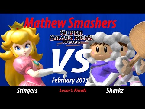 Stingers vs. Sharkz Melee Loser's Finals | MS "Crazy 8's" February 2015