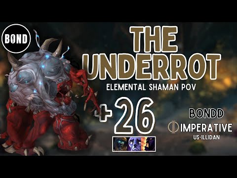 The Underrot +26 - Tyrannical/Afflicted/Bolstering - Elemental Shaman POV