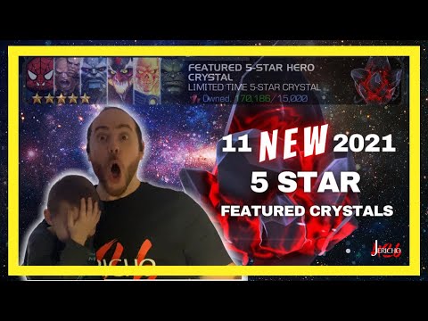 EPIC NEW 2021 5 STAR FEATURED CRYSTAL OPENING!!! Marvel Contest of Champions