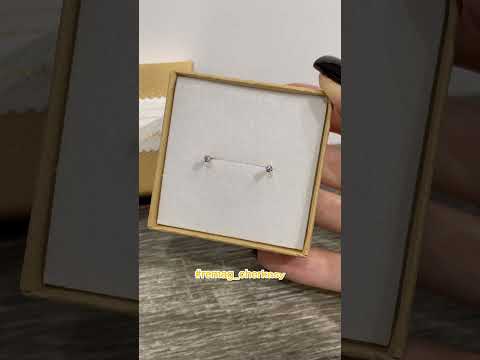 Подарок девушке - самые маленькие серьги-гвоздики пусеты "Фиолетовые аметисты в оправе медзолото" в коробочке - фото 5 - id-p2021710302