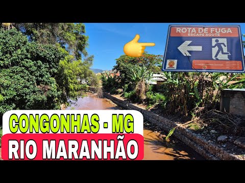 Rio de Congonhas minas gerais Ponte sobre o rio
