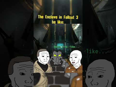 The Enclave in Fallout 3 be like: #fallout #memes #shorts