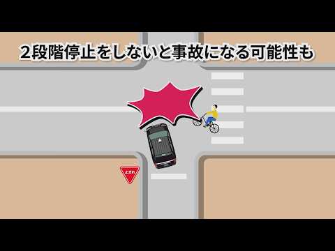 二段階停止で安全にお送りします