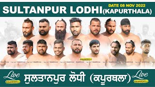 Sultanpur Lodhi (Kapurthala) Kabaddi Tournament 08 Nov 2022