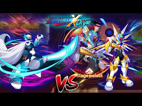ViA Vs Copy X - Guild Boss | Mega Man X DiVE (Mobile Controls PvE)