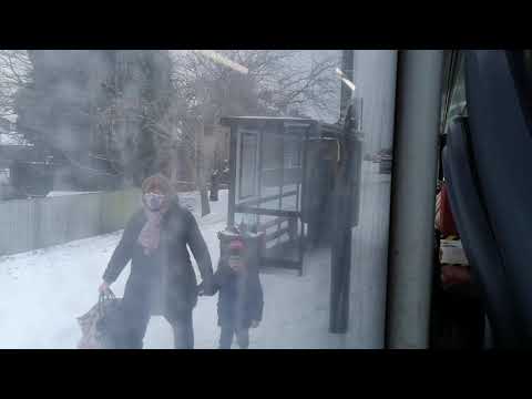 In heavy snow | Service 57: Go North East 5293/NK08 GCU - Mercedes-Benz Citaro 0530N