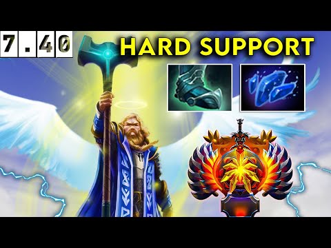 Omniknight Immortal Hard Support - Dota 2 Patch 7.40 Pro Pub Gameplay