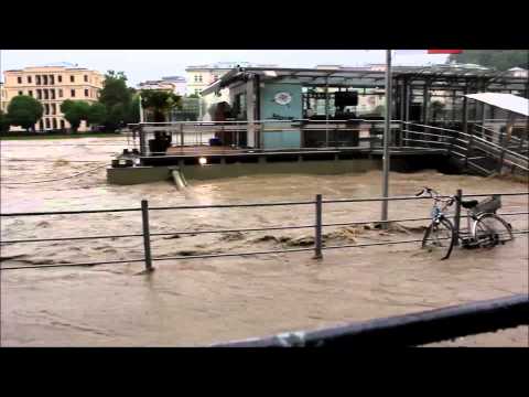 Hochwasser 2013 2. Juni ca 11:00 Innenstadt