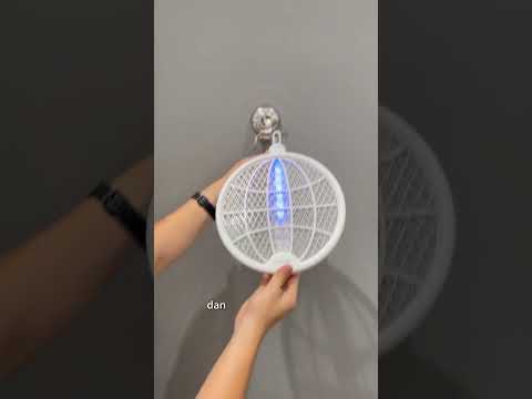 Gambar Krisbow Raket Nyamuk Foldable Rechargeable - Putih