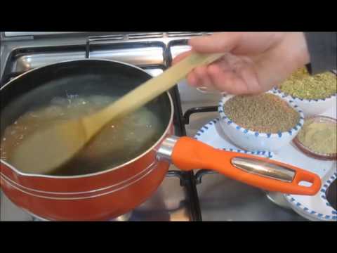 CRÈME AU SORGHO " DROO"  -  درع " الذرة" - وصفة تونسية قديمة -شعبية ثقدم في الصباح