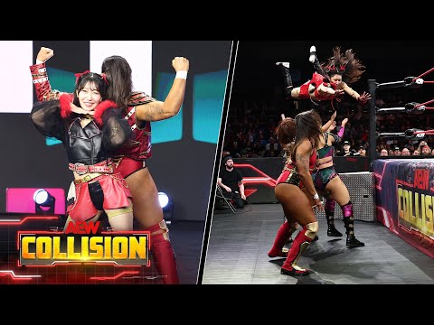 RIHO & Alex Windsor vs Maya World & Hyan: MATCH HIGHLIGHTS | AEW Collision, 11/15/25