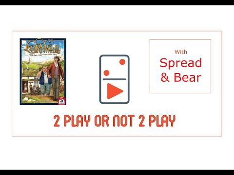 Cornwall 2 Player Board Game Review with Spread & Bear